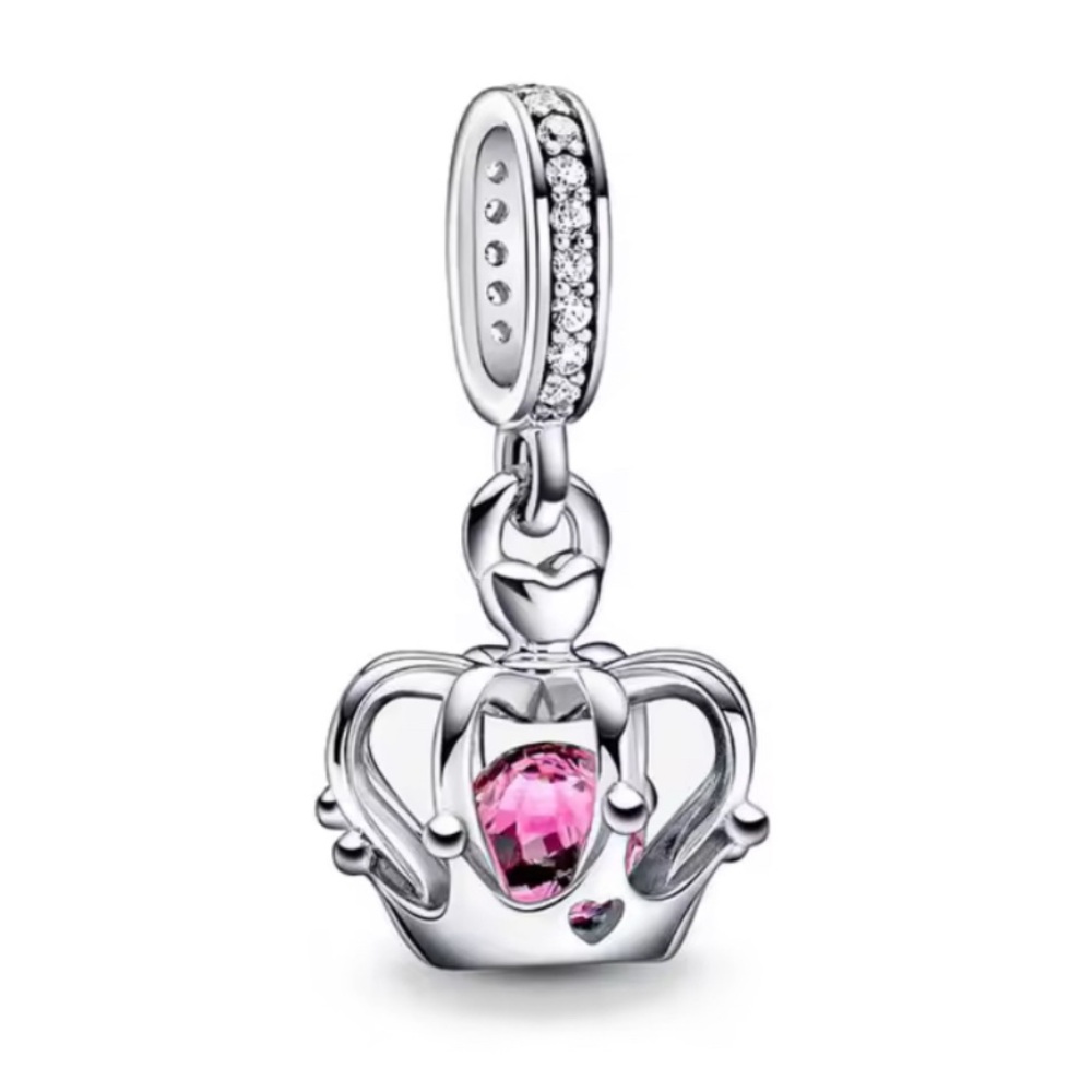 NEW S925 crown pandora style charm
